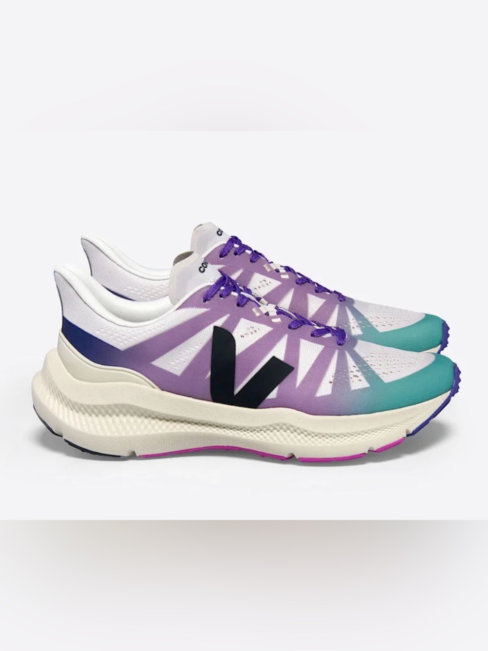 Women’s Veja Condor 3 size 8 39 Sneakers Ombré Gradient Gray Blue